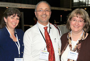 Prof Colleen Nelson (APCRC-Q), Mario Pennisi (Life Sciences Qld), Lee Anne Murphy (MAHRN Canada)